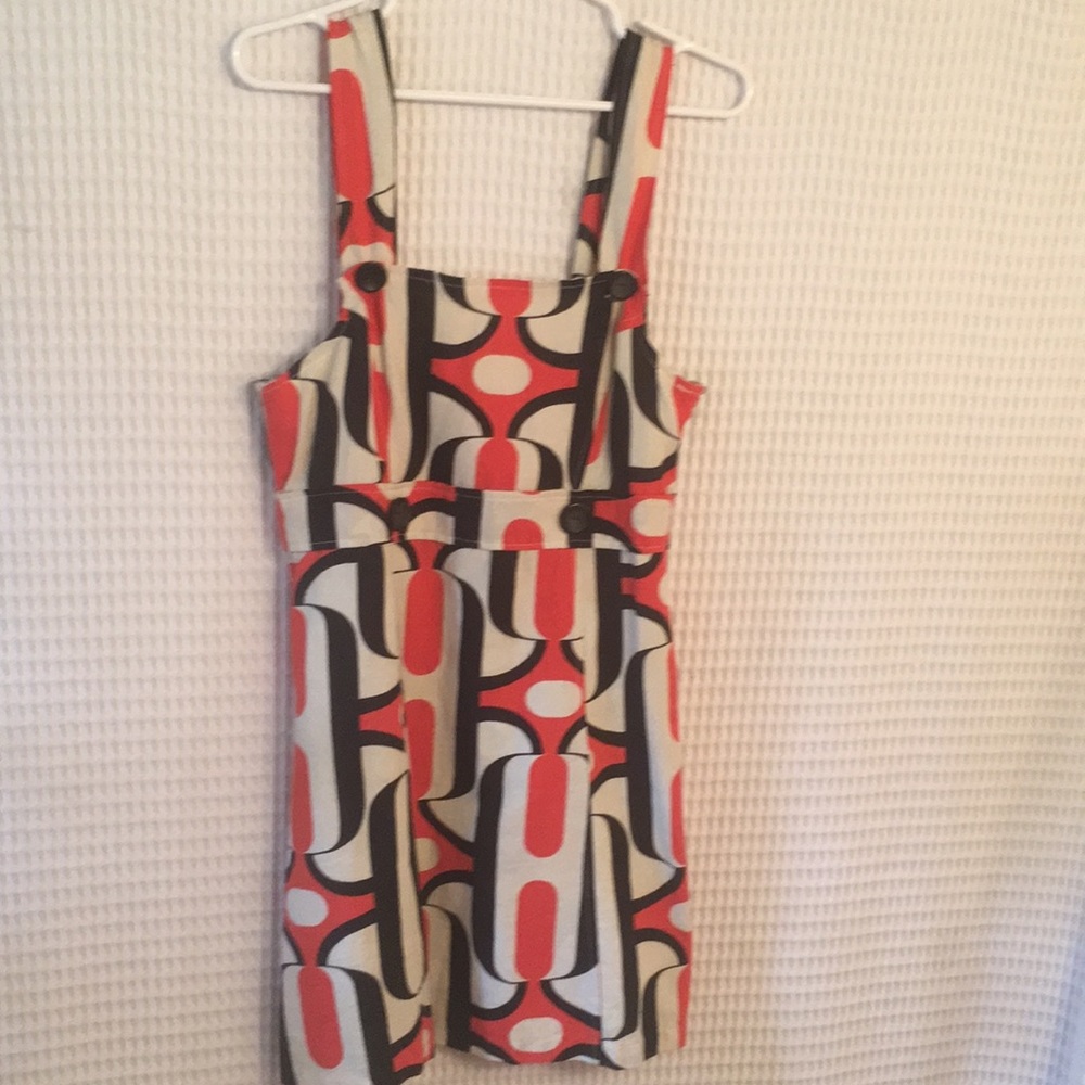 Mod lined mini dress
